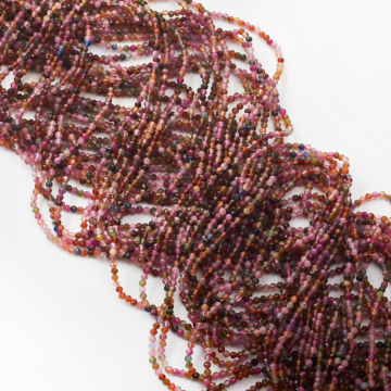 Turmalin kulka fasetowana 2,5mm