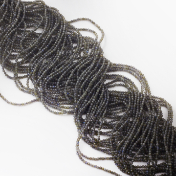 Labradoryt kulka fasetowana 2mm - na sznury