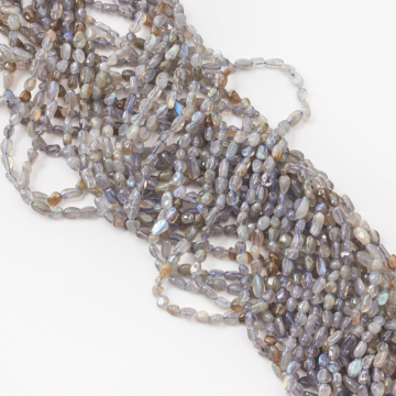 Labradoryt bryłka nieregularna 3x6mm