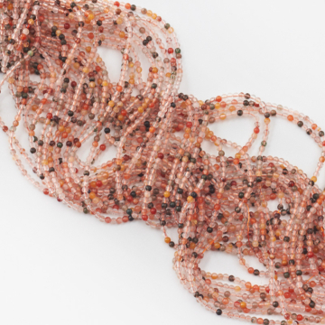 Kwarc z rutylem kulka gładka 3mm