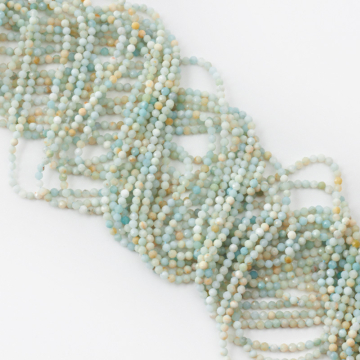 Amazonit kulka fasetowana 3,5mm