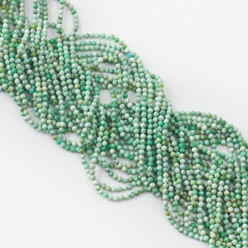 Turkus kulka fasetowana 3mm