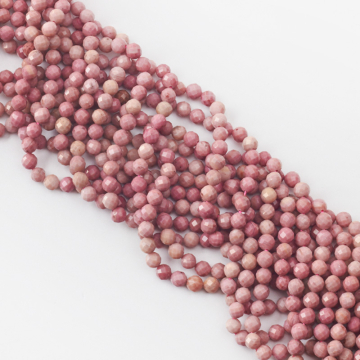 Rodonit kulka fasetowana 6,5mm