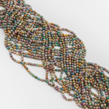 Mix szafir kulka fasetowana 4mm