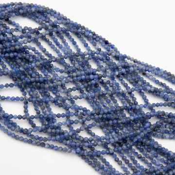 Sodalit kulka fasetowana 2mm
