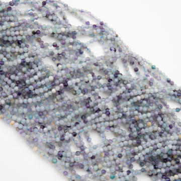 Fluoryt kulka fasetowana 2,5mm