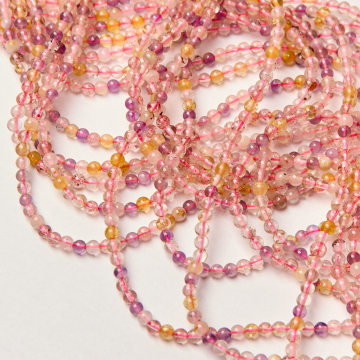 Mix kryształów kulka gładka 4mm