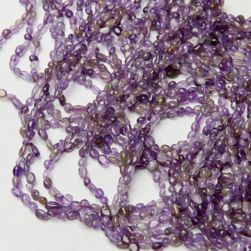 Ametyst bryłka nieregularna 4x6mm