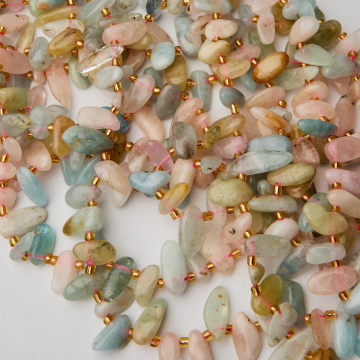 Morganit grot nieregularny 7-28mm