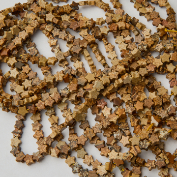 Jaspis krajobrazowy gwiazdka 6mm