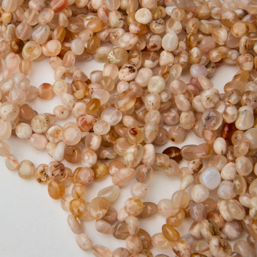 Agat piaskowy bryłka nieregularna 6x12mm