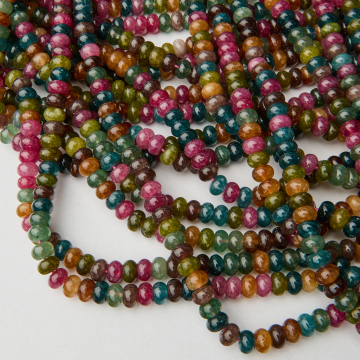 Turmalin syntetyczny oponka gładka 8x5mm