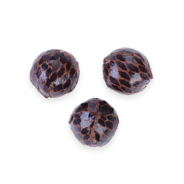 Kulka drewniana brązowy wąż 16mm