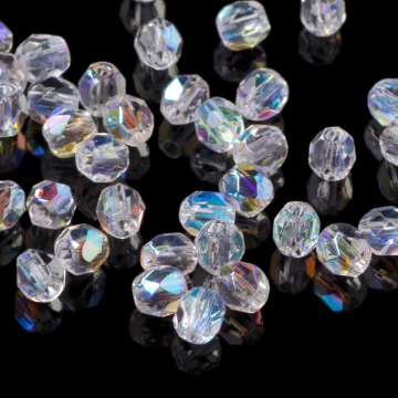 Fire Polish Crystal AB (X00030) 4mm