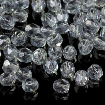 Fire Polish Luster - Blue (LF00030) 4mm