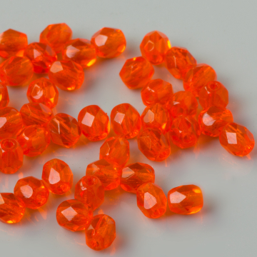 Fire Polish Opaque - Lt. Red (93190) 4mm