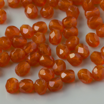 Fire Polish Dark Milky Caramel (12010) 4mm