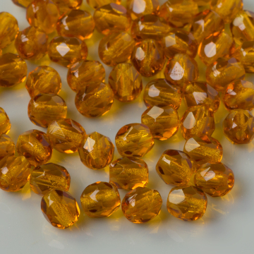 Fire Polish Dark Topaz (10090) 4mm