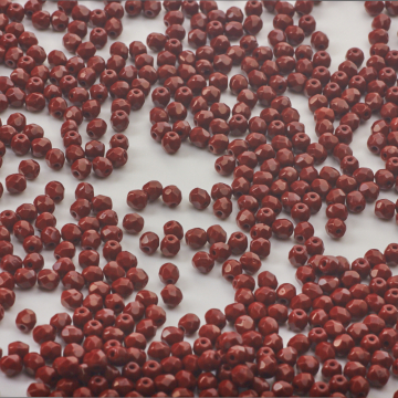 Fire-Polish Opaque Burgundy (13630)  4mm