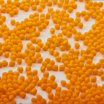 Fire-Polish Opaque Orange (93110)  4mm