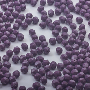 Fire-Polish Opaque Purple (23030)  6mm