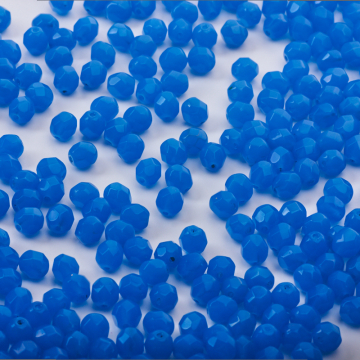 Fire-Polish Opaque Blue (62010)  6mm