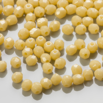 Fire Polish Opaque - Lt. Beige (13010) 3mm