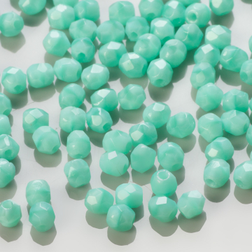 Fire Polish Opaque - Azur Turquoise (54220) 3mm