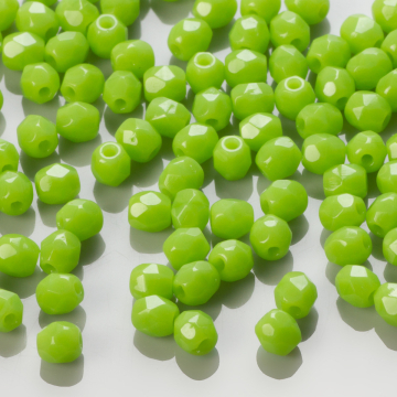 Fire Polish Opaque - Lt. Olivine (53300) 3mm