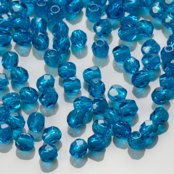 Fire Polish Capri Blue (60080) 3mm