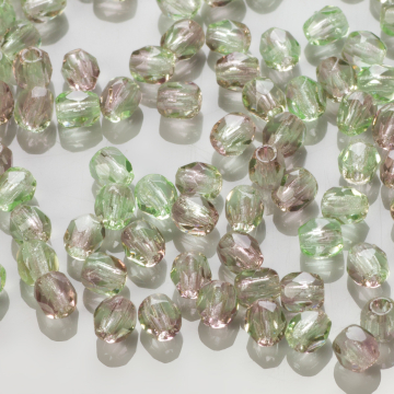 Fire Polish Emerald/Brown (27501) 3mm