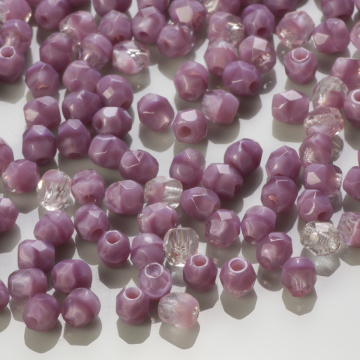 Fire Polish Lavender Coral (24010) 3mm