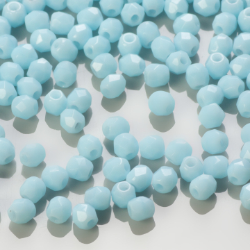 Fire Polish Sky Blue Coral (63010) 3mm