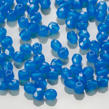 Fire Polish Opaque Blue (62010) 3mm