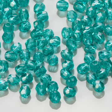 Fire Polish Dark Teal (60220) 3mm