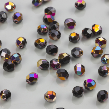 Fire Polish Vitex - Jet (VX23980) 6mm