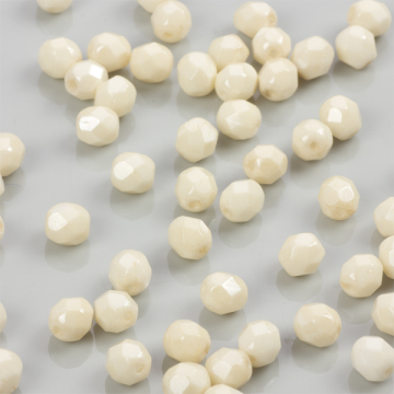 Fire Polish Luster Opaque Beige (LC02010) 6mm