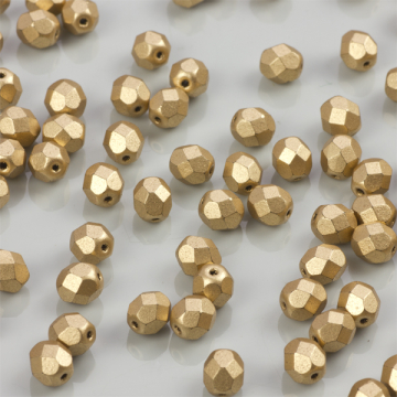 Fire Polish Matte - Metallic Flax (K0171JT) 6mm