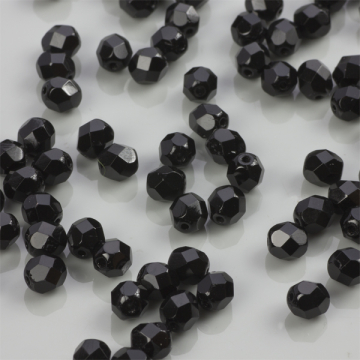 Fire Polish Jet (23980) 6mm