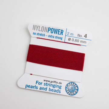 Nici Nylon Power z igłą garnet 0,6mm