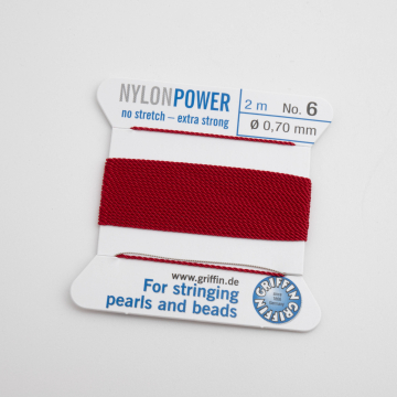 Nici Nylon Power z igłą garnet 0,7mm
