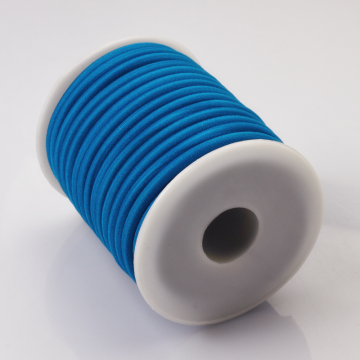 Tuba kauczukowa w oplocie 5mm niebieska