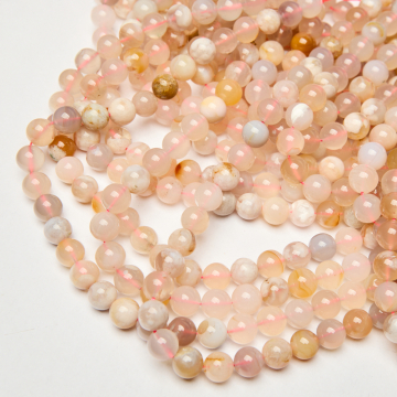 Agat cukierkowy kulka gładka 10mm