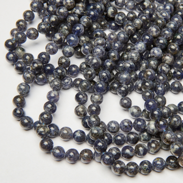 Iolit kulka gładka 10mm