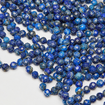 Lapis lazuli kulka fasetowana 10mm
