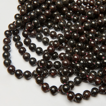 Granat kulka gładka 12mm