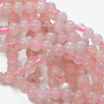 Kryształ górski kulka różowa 6,5mm