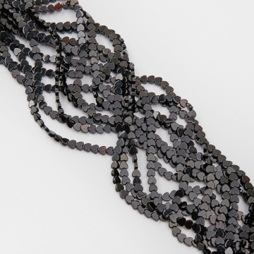 Onyks serce płaskie 6mm