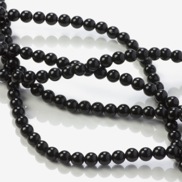 Onyks kulka czarny 4mm