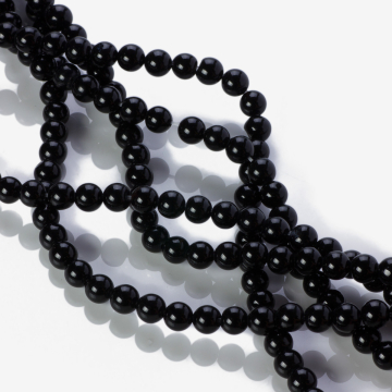 Onyks kulka gładka czarny 6mm